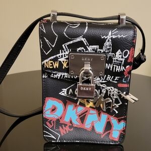 DKNY graffiti crossbody